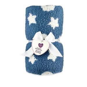 COPY - NWT Parents Choice Cable Knit Stars and Moon Blanket